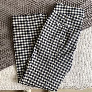 Plaid JCrew Women’s High Waist Trousers